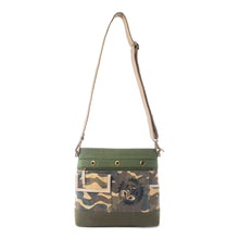 Load image into Gallery viewer, Myra Ranger's Day Crossbody Bag in Army Camo Green