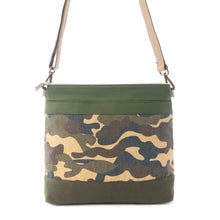Load image into Gallery viewer, Myra Ranger's Day Crossbody Bag in Army Camo Green