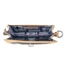 Load image into Gallery viewer, Myra Luna Frost Hairon Leather Bag in Golden Saddle