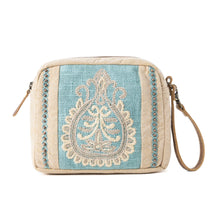 Load image into Gallery viewer, Azure Dune Canvas Pouch in Vintage Beige