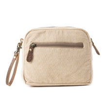 Load image into Gallery viewer, Azure Dune Canvas Pouch in Vintage Beige