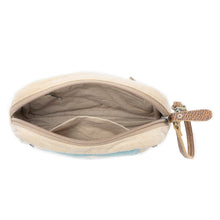 Load image into Gallery viewer, Azure Dune Canvas Pouch in Vintage Beige