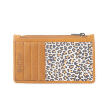 Load image into Gallery viewer, Prism Bloom Leather Credit Card Holder in Wild Pink