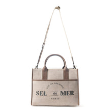 Load image into Gallery viewer, Sel de Mer Shoulder Bag in Old Mill White