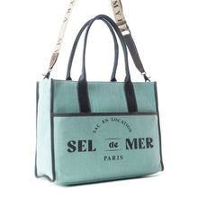 Load image into Gallery viewer, Sel de Mer Tote Bag in Green