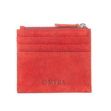 Load image into Gallery viewer, Cactus Sky Western Embroidered Credit Card Holder in Red