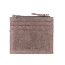 Load image into Gallery viewer, Cactus Sky Western Embroidered Credit Card Holder in Brown