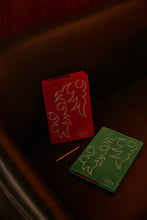Load image into Gallery viewer, Texas Blaze Embroidered Leather Diary in Turquoise