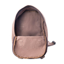 Load image into Gallery viewer, Myra Silent Dune Cotton Backpack in Khaki Taupe