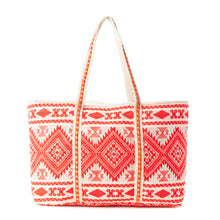 Load image into Gallery viewer, Myra Crimson Caravan Weekender Bag in Festival Red