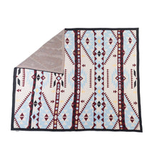 Load image into Gallery viewer, Santa Fe Sky Trails Cotton Throw in Cloud Blue