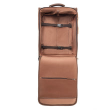 Load image into Gallery viewer, Myra Desert Fawn Handtooled Hairon Leather Trolley in Amber Fawn