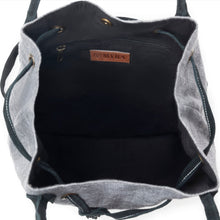 Load image into Gallery viewer, Myra Sel de Mer Bucket Backpack in Storm Grey