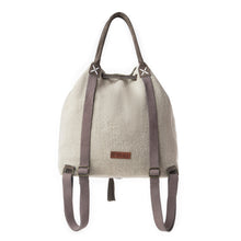 Load image into Gallery viewer, Myra Sel de Mer Bucket Backpack in Drift Olive