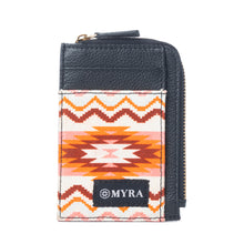Load image into Gallery viewer, Myra Prism Dawn Leather Credit Card Holder in Mesa Rust
