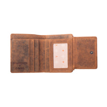 Load image into Gallery viewer, Yellowstone Westmere Studded Credit Card Holder in Amber