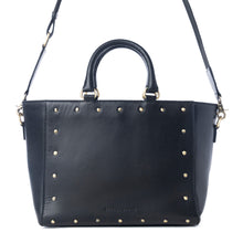 Load image into Gallery viewer, Yellowstone Valley Soul Studded &amp; Embossed Tote Leather Bag in Ash
