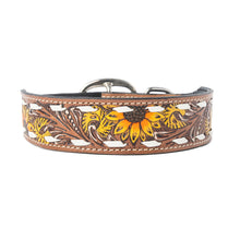 Load image into Gallery viewer, Prairie Sunflower Trail Dog Collar in Sandstone