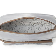 Load image into Gallery viewer, Myra Paisley Plains Pouch in Smoky Ash