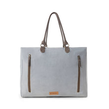 Load image into Gallery viewer, Myra Paisley Plains Weekender Bag in Cowboy Blue