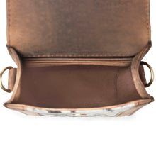 Load image into Gallery viewer, Myra Lasso Lane Hairon Leather Bag in Snowhide