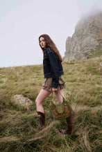 Load image into Gallery viewer, Myra Sierra Grove Handtooled Leather Bag in Western Fern