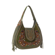 Load image into Gallery viewer, Myra Sierra Grove Handtooled Leather Bag in Western Fern