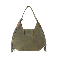 Load image into Gallery viewer, Myra Sierra Grove Handtooled Leather Bag in Western Fern