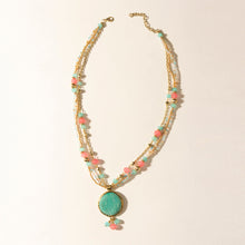 Load image into Gallery viewer, Myra Wild Posy Necklace in Sherbet Sunset
