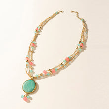 Load image into Gallery viewer, Myra Wild Posy Necklace in Sherbet Sunset