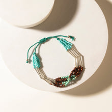 Load image into Gallery viewer, Myra Rustler's Love Beaded Bracelet in Rover Mesa