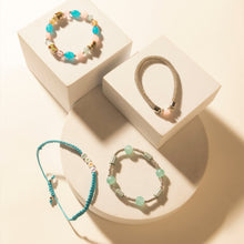 Load image into Gallery viewer, Myra Love Story Stack Bracelet in Lariat Blue