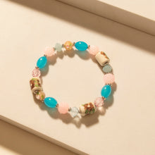 Load image into Gallery viewer, Myra Love Story Stack Bracelet in Lariat Blue
