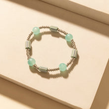 Load image into Gallery viewer, Myra Love Story Stack Bracelet in Lariat Blue