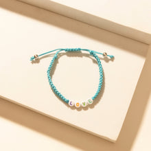 Load image into Gallery viewer, Myra Love Story Stack Bracelet in Lariat Blue