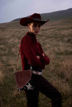 Load image into Gallery viewer, Myra Stonebrook Canvas &amp; Hairon Bag in Spotted Ivory