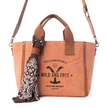 Load image into Gallery viewer, Yellowstone Echo Valley Amber Crossbody Bag with Scarf