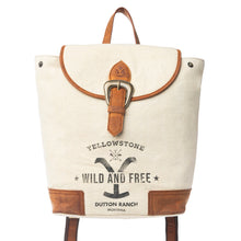 Load image into Gallery viewer, Yellowstone Paradise Valley Backpack in Ivory
