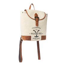 Load image into Gallery viewer, Yellowstone Paradise Valley Backpack in Ivory