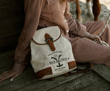 Load image into Gallery viewer, Yellowstone Paradise Valley Backpack in Ivory