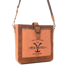 Load image into Gallery viewer, Yellowstone Lone Star Amber Satchel Bag