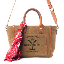 Load image into Gallery viewer, Yellowstone Montana Amber CrossBody Bag with Scarf