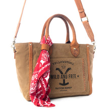 Load image into Gallery viewer, Yellowstone Montana Amber CrossBody Bag with Scarf