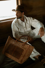 Load image into Gallery viewer, Yellowstone Chief Weekender Bag with Pockets in Amber