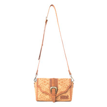 Load image into Gallery viewer, Yellowstone Maverick Sky Crossbody with Buckle in Amber