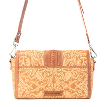 Load image into Gallery viewer, Yellowstone Maverick Sky Crossbody with Buckle in Amber