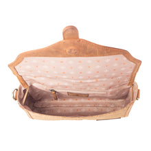 Load image into Gallery viewer, Yellowstone Maverick Sky Crossbody with Buckle in Amber