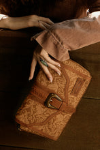 Load image into Gallery viewer, Yellowstone Maverick Sky Crossbody with Buckle in Amber