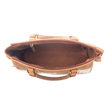 Load image into Gallery viewer, Myra Sierra Fawn Hairon Leather Concealed Carry Bag in Ivory Tan