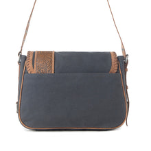 Load image into Gallery viewer, Myra Outlaw's Travels Leather Shoulder Bag in Copper Tan